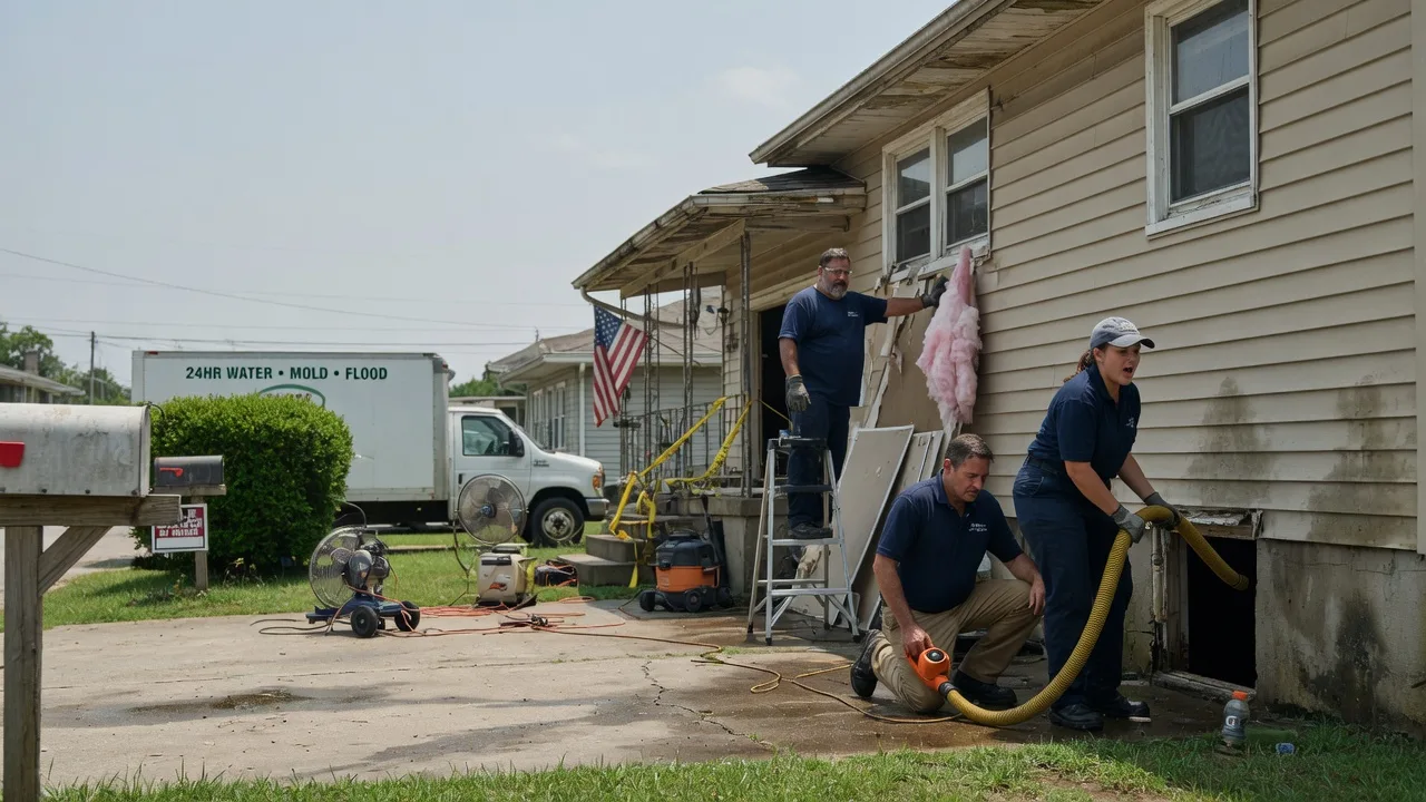 Water Damage Repair in Triumph, IL near me
